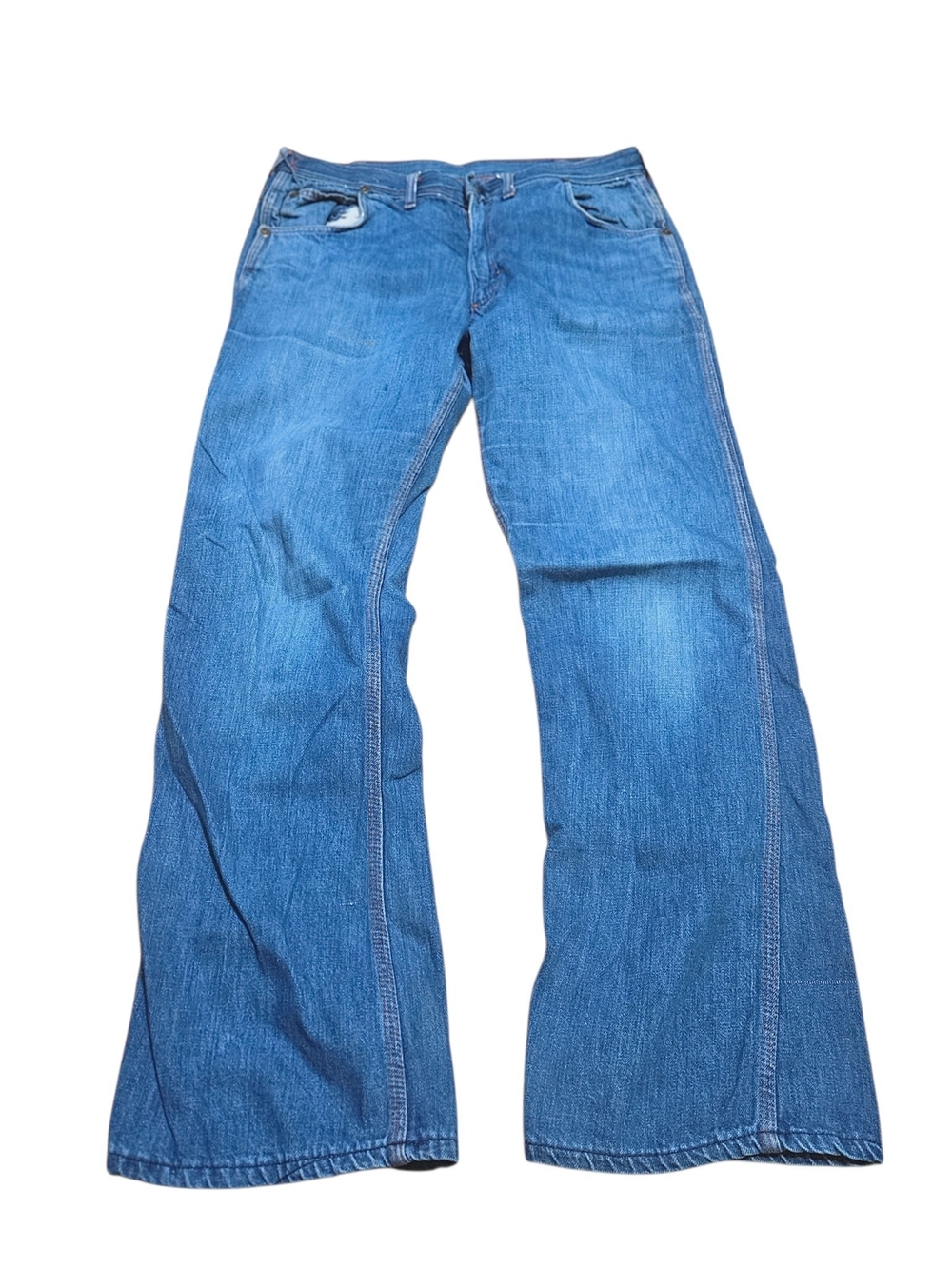 ​Vintage 1970s Landlubber Denim Jeans M. Hoffman Boston Mass Wide Leg Flare
